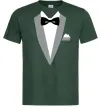 Чоловіча футболка Фрак сірий Темно-зелений фото