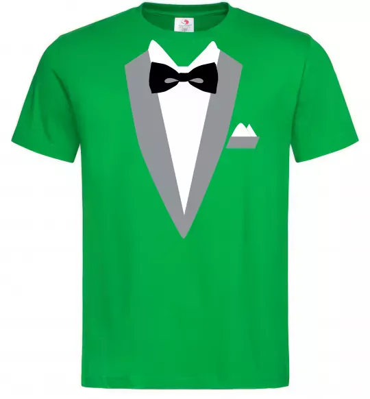 Чоловіча футболка Фрак сірий Зелений фото