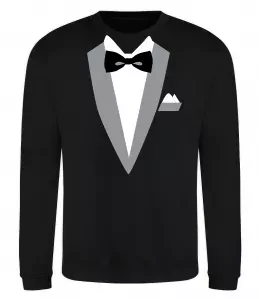 Світшот Метелик та фрак Чорний фото