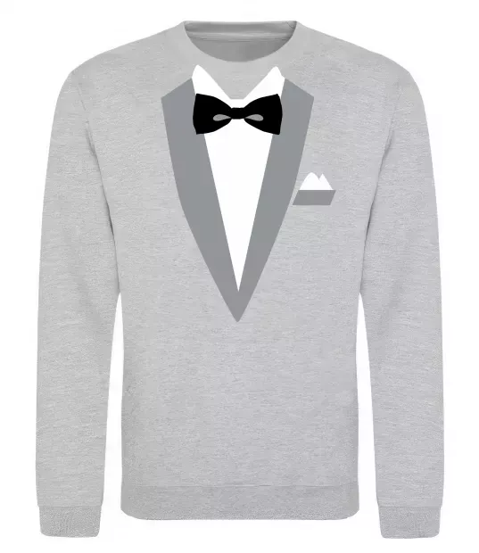 Свитшот Фрак сірий Серый меланж фото