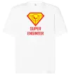 Футболка Оверсайз Супер інженер Белый фото