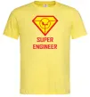 Чоловіча футболка Супер інженер Лимонний фото