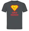 Чоловіча футболка Супер інженер Графіт фото