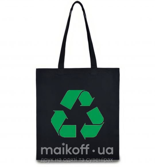 Эко-сумка Recycling picture Черный фото