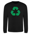 Світшот Recycling picture Чорний фото