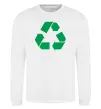 Світшот Recycling picture Білий фото