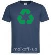 Чоловіча футболка Recycling picture Темно-синій фото