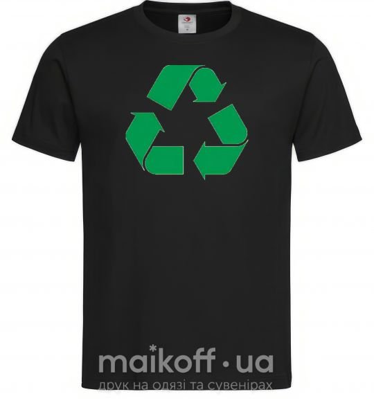 Мужская футболка Recycling picture Черный фото