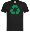 Мужская футболка Recycling picture Черный фото