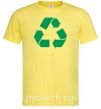 Мужская футболка Recycling picture Лимонный фото