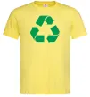 Мужская футболка Recycling picture Лимонный фото