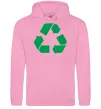 Жіноча толстовка (худі) Recycling picture Рожевий фото