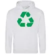 Жіноча толстовка (худі) Recycling picture Сірий меланж Жіноча толстовка (худі) Recycling picture Сірий меланж фото