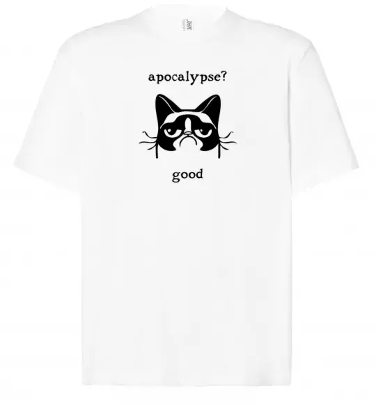 Футболка Оверсайз Apocalypse Белый фото
