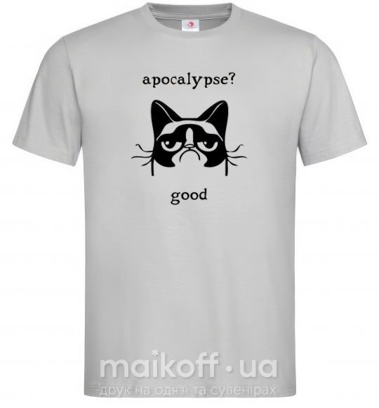 Мужская футболка Apocalypse Серый фото