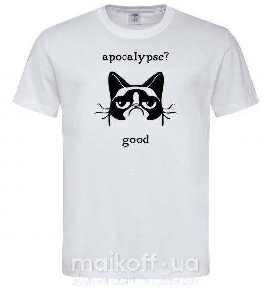 Чоловіча футболка Apocalypse Білий фото