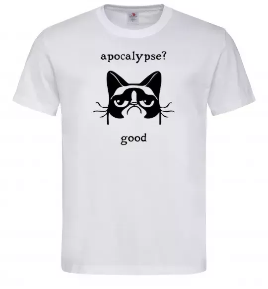 Чоловіча футболка Apocalypse Білий фото