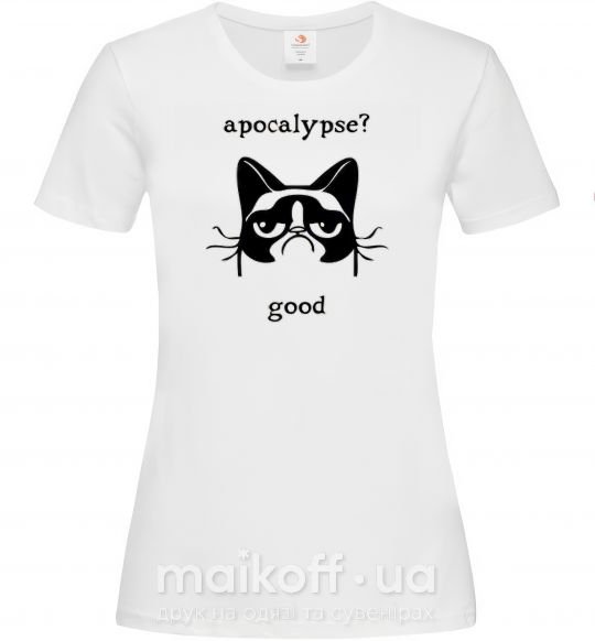 Жіноча футболка Apocalypse Білий фото