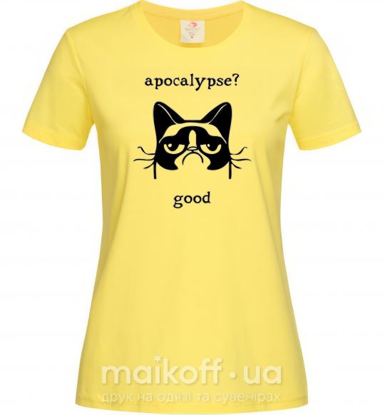 Жіноча футболка Apocalypse Лимонний фото