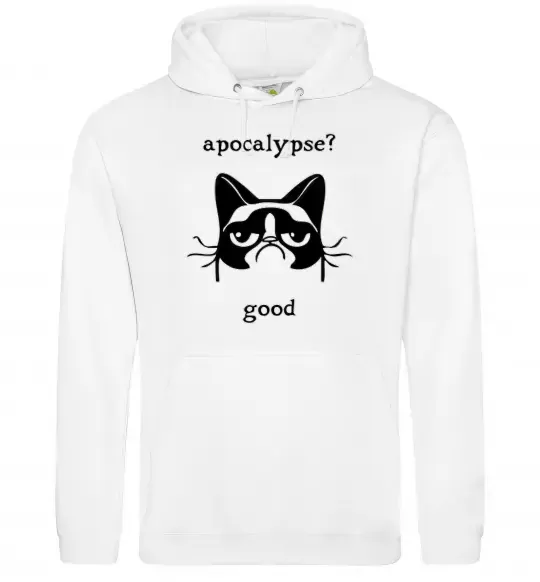 Чоловіча толстовка (худі) Apocalypse Білий фото
