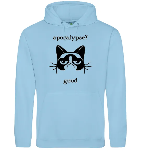 Жіноча толстовка (худі) Apocalypse Блакитний фото