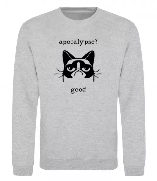 Свитшот Apocalypse Серый меланж фото