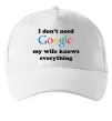 Кепка My wife google Белый фото