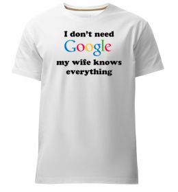Чоловіча преміум футболка My wife google