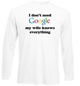 Лонгслів My wife google Лонгслів My wife google