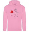 Женская толстовка (худи) Дівчинка з серцем Розовый Женская толстовка (худи) Дівчинка з серцем Розовый фото