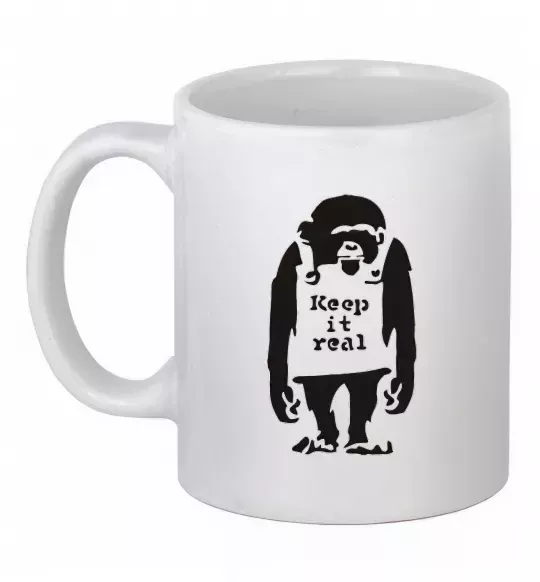 Чашка керамическая KEEP IT REAL Белый фото