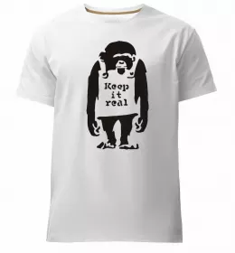 Мужская премиум футболка Speak hear see no Белый фото