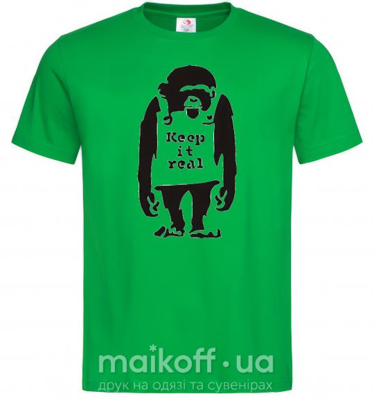 Мужская футболка KEEP IT REAL Зеленый фото