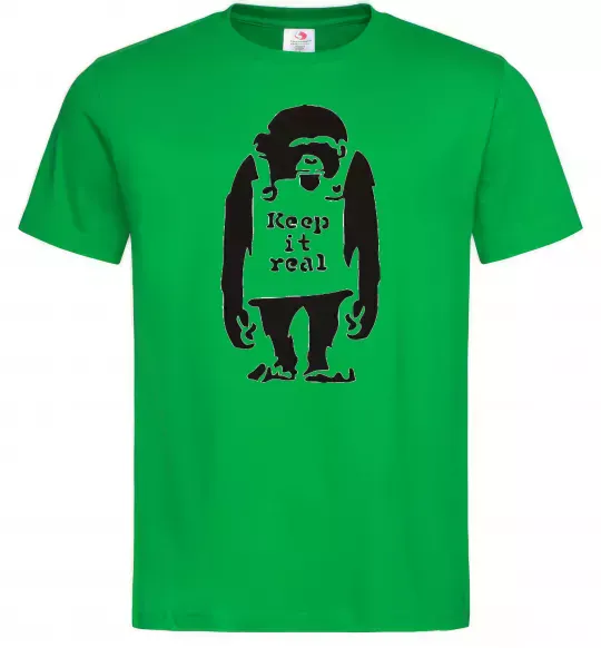 Мужская футболка KEEP IT REAL Зеленый фото