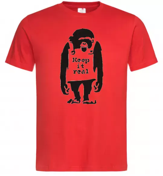 Мужская футболка KEEP IT REAL Красный фото