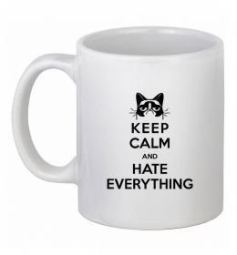 Чашка керамическая Hate everything Чашка керамическая Hate everything
