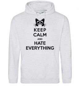 Чоловіча толстовка (худі) Hate everything