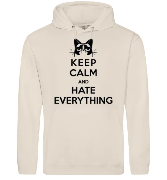 Женская толстовка (худи) Hate everything Таш фото