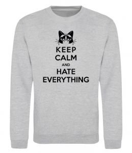 Свитшот Hate everything