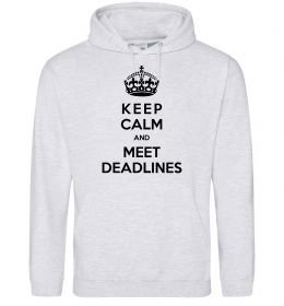 Мужская толстовка (худи) Meet deadlines