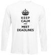 Реглан Meet deadlines Білий фото