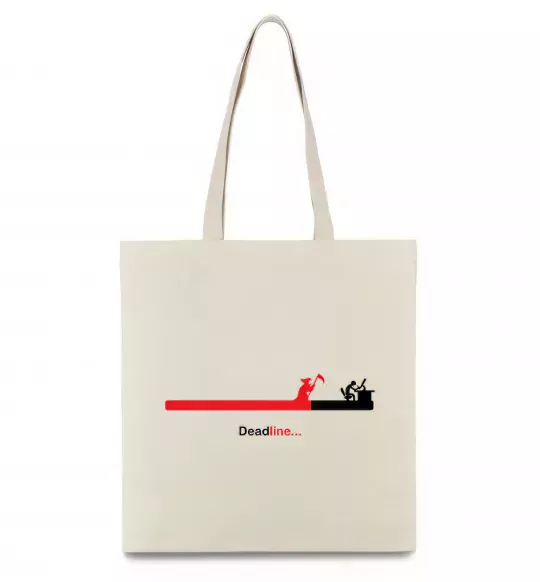 Эко-сумка Deadline Бежевый фото