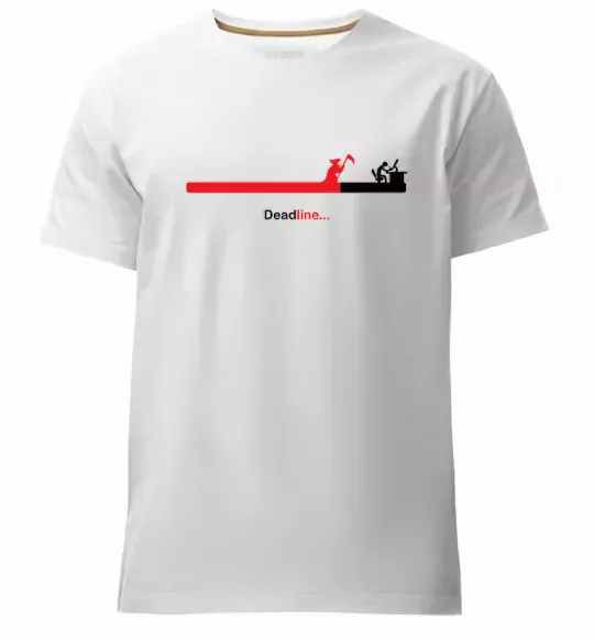 Чоловіча преміум футболка Deadline Білий фото