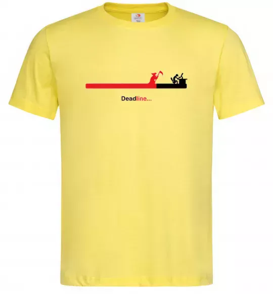 Мужская футболка Deadline Лимонный фото