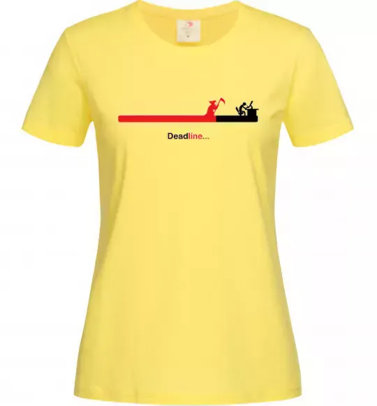 Женская футболка Deadline Лимонный фото