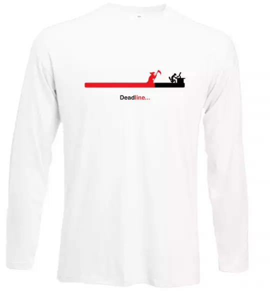 Лонгслив Deadline Белый фото