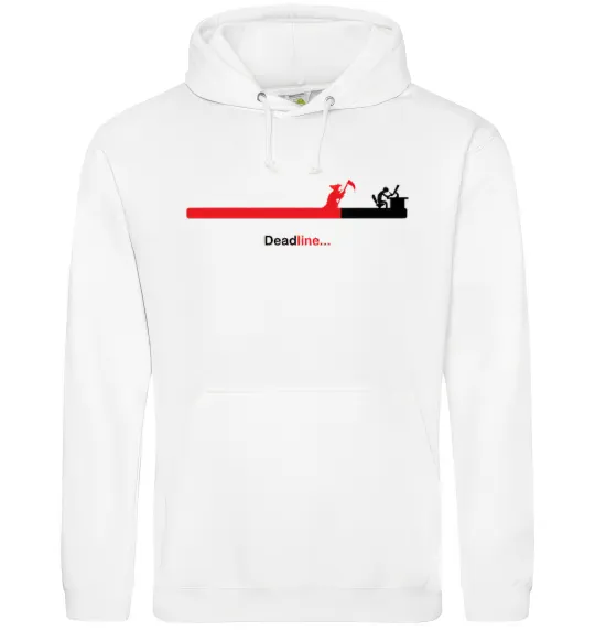 Мужская толстовка (худи) Deadline Белый фото