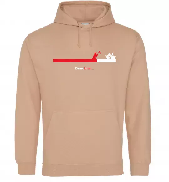 Женская толстовка (худи) Deadline Песочный фото