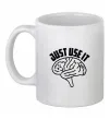 Чашка керамическая Just use it Белый Чашка керамическая Just use it Белый фото