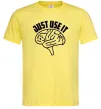 Мужская футболка Just use it Лимонный Мужская футболка Just use it Лимонный фото